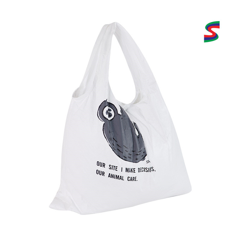 保護(hù)動物主題抗菌購物特衛(wèi)強杜邦紙背心袋